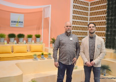 Eric van der Voort and Roy van Kester with Amigra Grasses